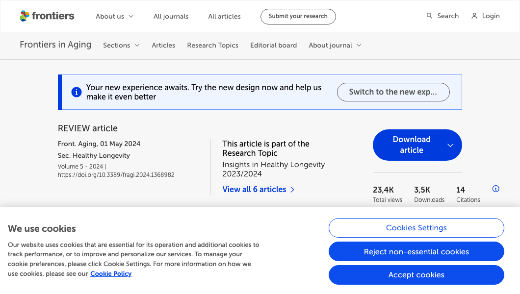 Title and abstract of Hyperbaric oxygen therapy - future prospects in regenerative therapy and anti-aging