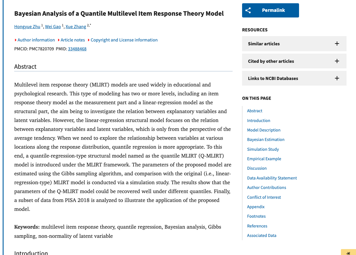 Title and abstract of Effectiveness of a short Yoga Nidra meditation on stress, sleep, and well-being in a large and diverse sample